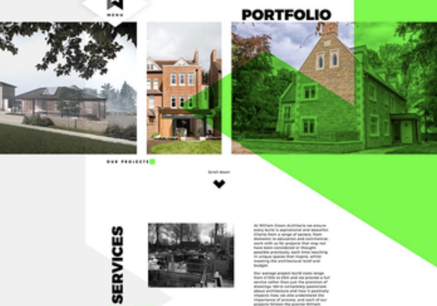 William Green Architect Website