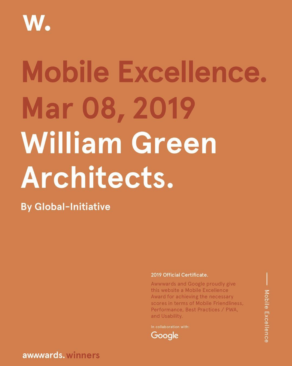 William Green Architect Award